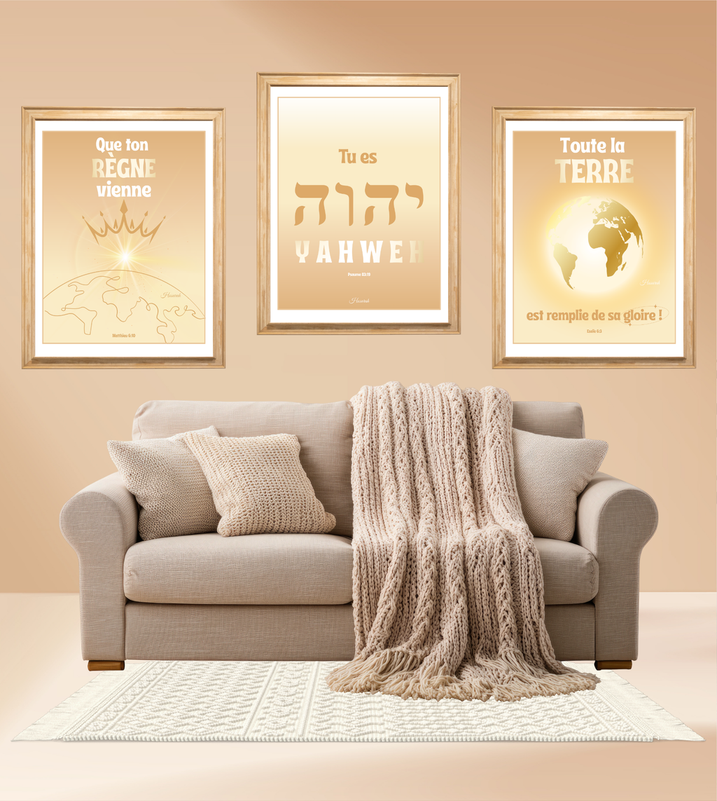 TRIO GLOIRE ÉTERNELLE 18x24in (PACK FR)