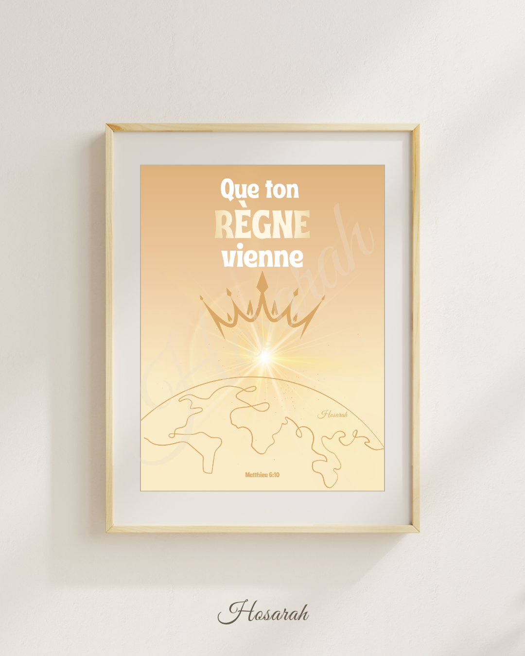 RÈGNE OR - Taille 12X16 (in)