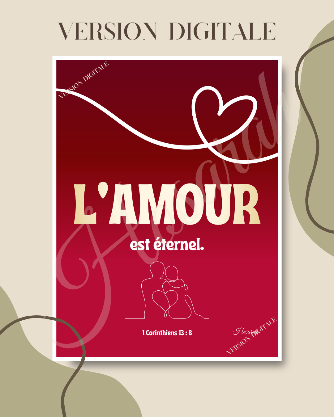 L'AMOUR EST ÉTERNEL - ROUGE (version digitale)